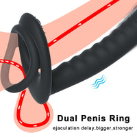 Double Penetration Strap on Vibrator For Couples