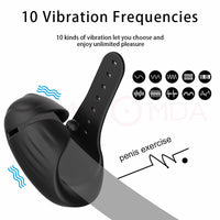 Adjustable Glans Vibrator Penis Massager