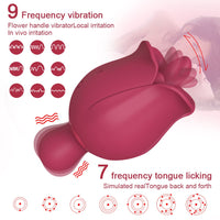 2 In 1 Clitoral Licking Massager Nipples Stimulator