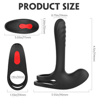 Elastic Delay Vibrating Cock Ring Stretchy Intense Clit Stimulation Vibrator