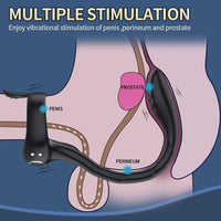 Adjustable Penis Ring & Anal Vibrator